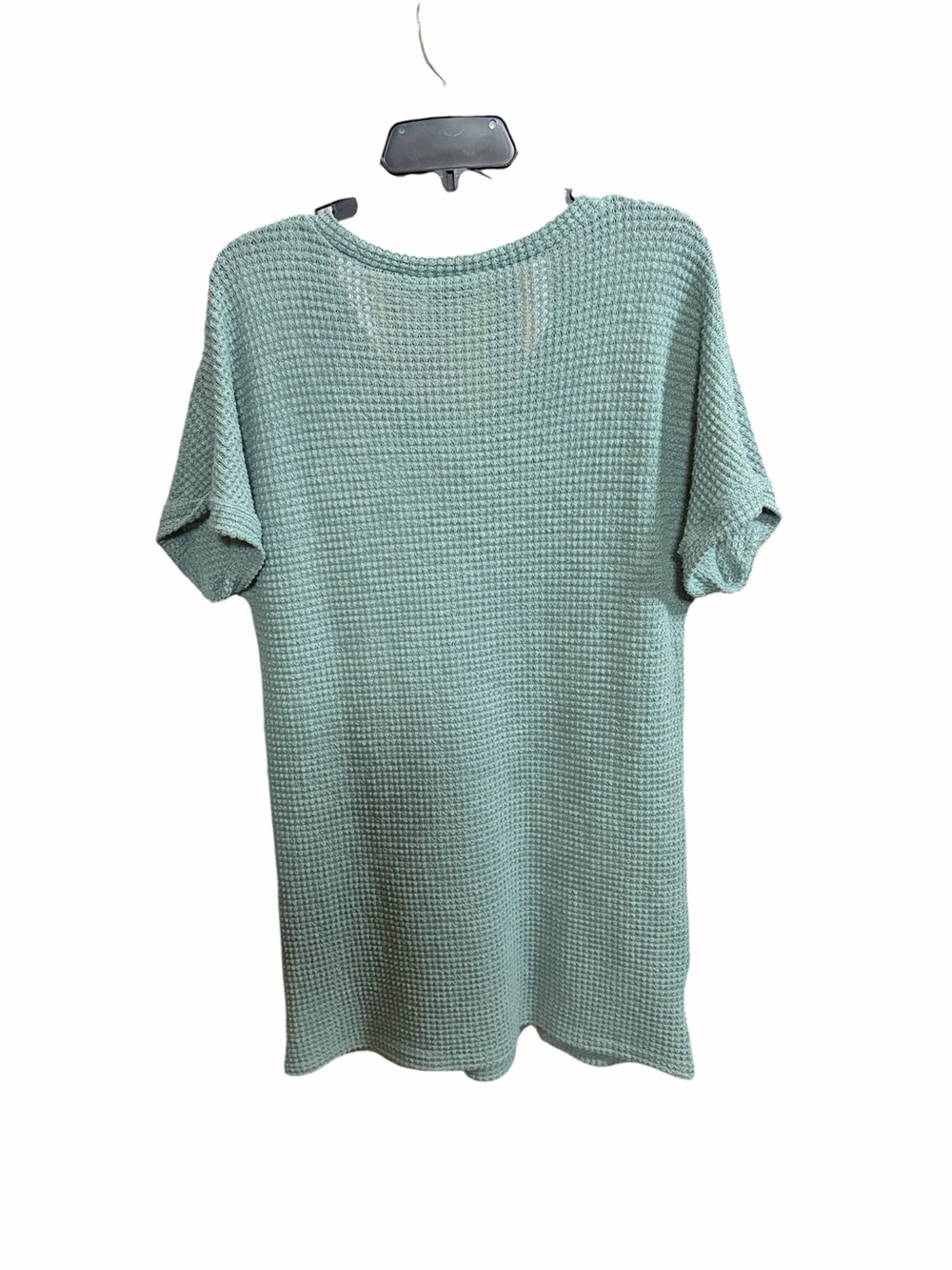 CUPSHE Mint Green Waffle-Knit V-Neck Swim Cover-Up (Size:M) - Picture 2 of 4